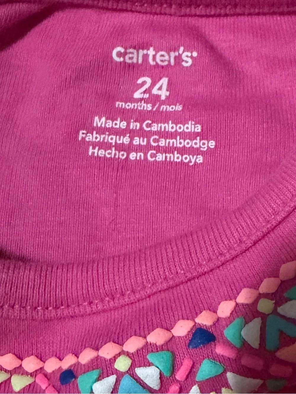 Carters vibrant hot